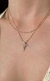 Colar Cruz Gotas Zircônias Banho de Ouro 18k - comprar online