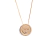 Colar Mandala Amor com Zircônias Banho de Ouro 18k