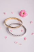 Pulseira Bracelete Oval com Detalhes Banho de Ouro 18k na internet