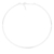 Colar Choker Aro Fio Liso Prata 925