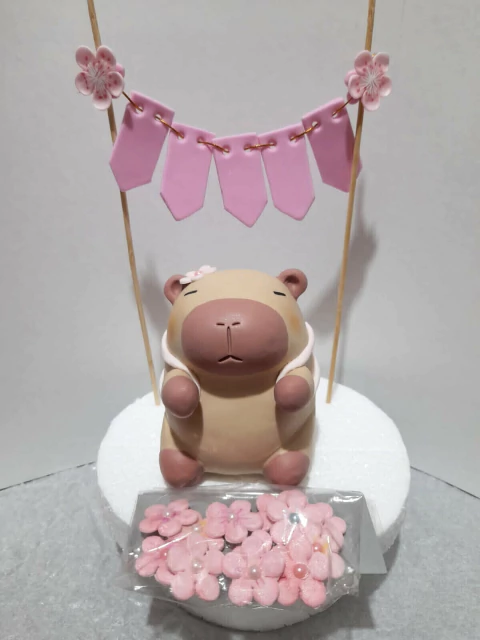 Capibara con banderin