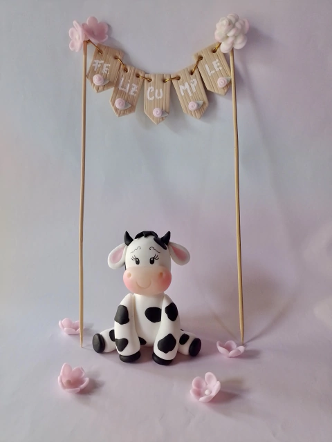 Vaca y cartel - comprar online