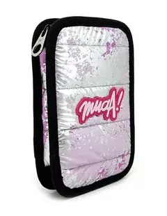 Cartuchera Muaa Puffer Metalizada - tienda online