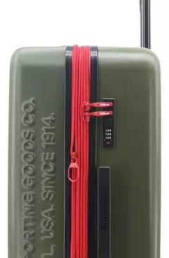 Valija rigida WIlson verde oscuro - In Flux