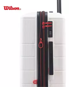 Valija rigida Wilson blanca - tienda online
