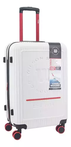 Valija rigida Wilson blanca - comprar online