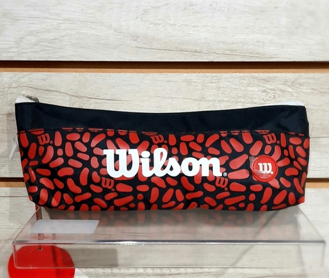 Cartuchera Wilson Detalles Rojos - comprar online