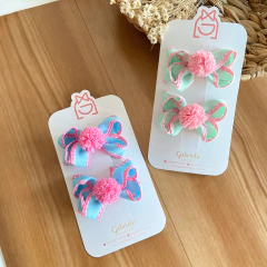 LAÇO GABRIELA BICOLORS POMPOM P - comprar online
