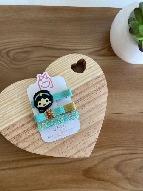 HAIR CLIPS PRINCESA JASMINE