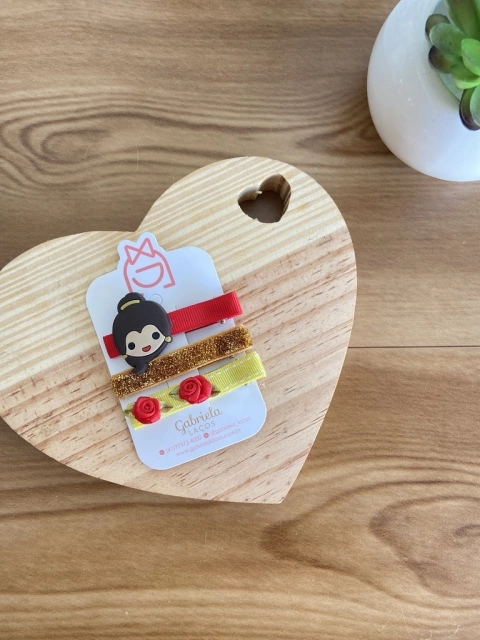 HAIR CLIPS PRINCESA BELA - comprar online