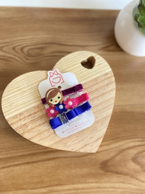 HAIR CLIPS ANNA (FROZEN)