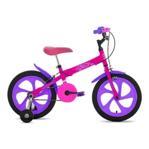 Bicicleta Bloom Aro 16 Rosa Pérola Infantil Aro de Nylon 2023