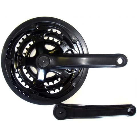 Pedivela Triplo Aço 24/34/42 Preto Ponta Quadrada Reduzido Encapado de Nylon