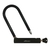 Cadeado Tipo U 140x210mm Preto com Chave - comprar online