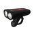 Farol Luz Dianteira 2 Leds 900 Lumens Alumínio 3 Funções Bateria USB Preto