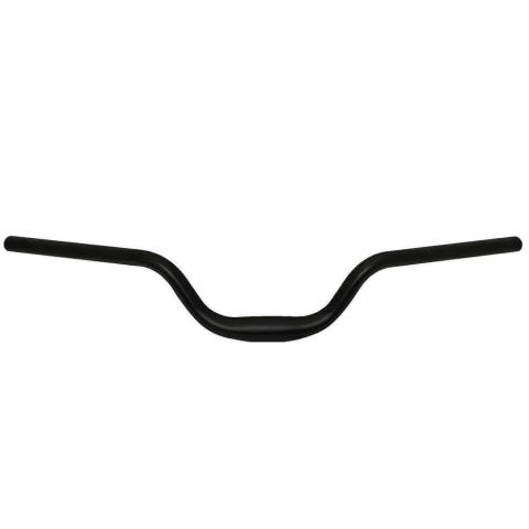 Guidão Alto Alumínio Preto 31,8x700mm MTB com 80mm de Altura