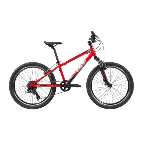 Bicicleta Wild Aro 24 Vermelho Alumínio 8v com Suspensão Dianteira 2021