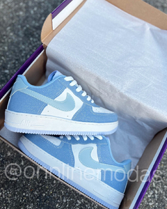AIR FORCE GLITER AZUL - comprar online