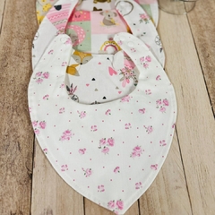 Babero reversible x 6 un. - Accesorios Lupita