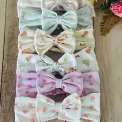 VINCHA TELA MOÑO x 6 un