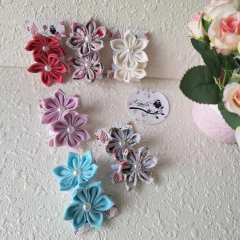 Colitas de lycra aplique flor x 6 pares en internet