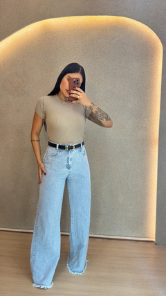 Blusa tricot modal manga na internet