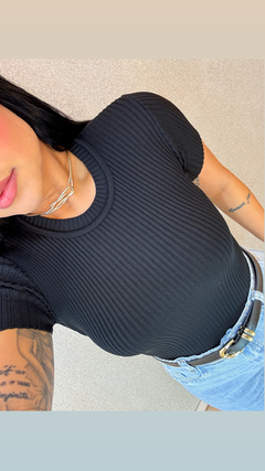 Blusa tricot modal manga - comprar online