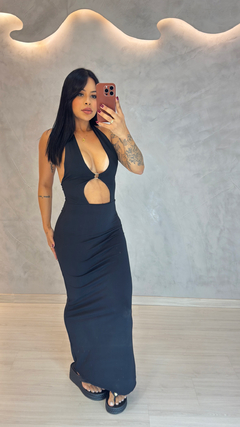 Vestido Decote Argola - Amore Boutique