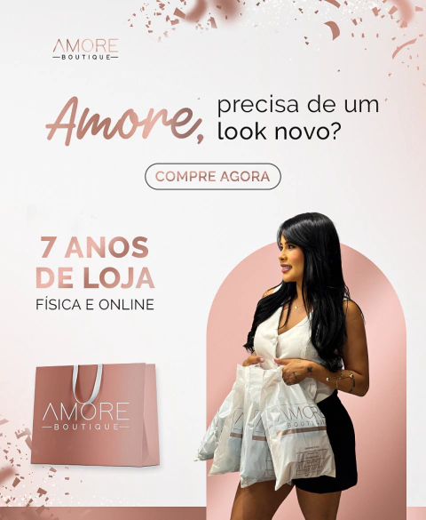 Imagem do banner rotativo Amore Boutique