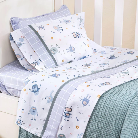 Juego de Sábanas Estampado Encanto 'Robots' - buy online