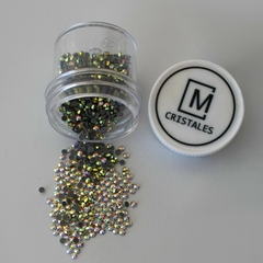Cristales Aurora Tornasol Brillantes - Base Plana 1440 u. en internet