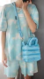 "Micro Puffer Celeste" - comprar online