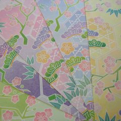 Flores de invierno - Ciruelo, pino y bambú - comprar online