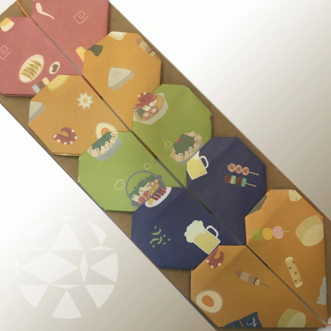 Guirnalda de corazones x 5 - Comida Japonesa