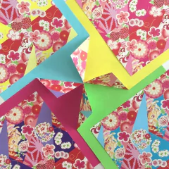 Ryomen Chiyogami - Patchwork de Flores en internet
