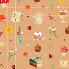 Papel Picado - Cartulina - 300 grms Tarde de Lectura - Strawberry Style en internet