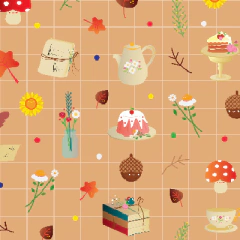 Papel Picado - Tarde de Lectura - Strawberry Style