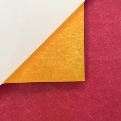 Tesel Tissue-Foil Duo - papel Sandwich - Rojo/Naranja