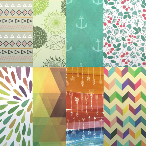 Les Papeles - Block Mix 1 - Aprox A4 - Opalina - 150 grms