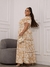 VESTIDO SORAYA PLUS - FLORAL NUDE - (LD) - comprar online