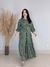 CHEMISE KÁRITA - FLORAL VERDE MILITAR - loja online