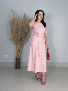 VESTIDO MILENA - ROSA - loja online