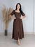 VESTIDO HELLEN - MARROM - loja online