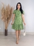 VESTIDO ELISAMA - FLORAL VERDE - loja online