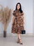 VESTIDO EMILLE - FLORAL CARAMELO - loja online