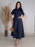 CHEMISE SOLANGE - LISTRADO AZUL MARINHO na internet