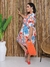VESTIDO KEILA PLUS - FARM ARARA LARANJA - BY TAÍS LORRAYNE