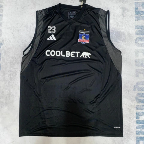 Musculosa entrenamiento Colo Colo 2024 negra #23