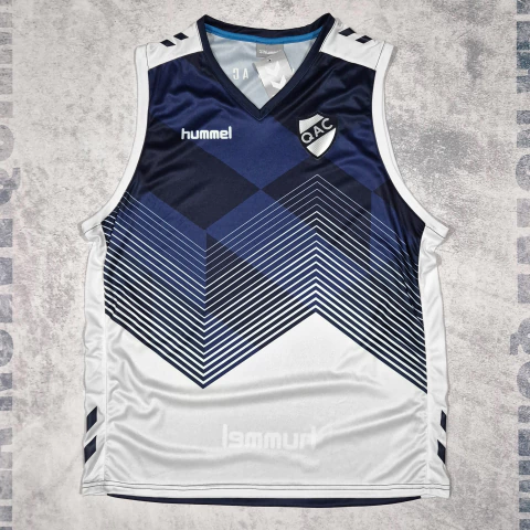 Musculosa entrenamiento Quilmes 2023 rayada - comprar online