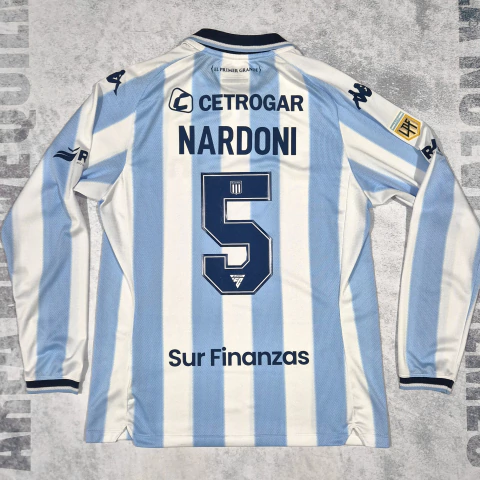 Camiseta Racing 2025 titular mangas largas #5 Nardoni